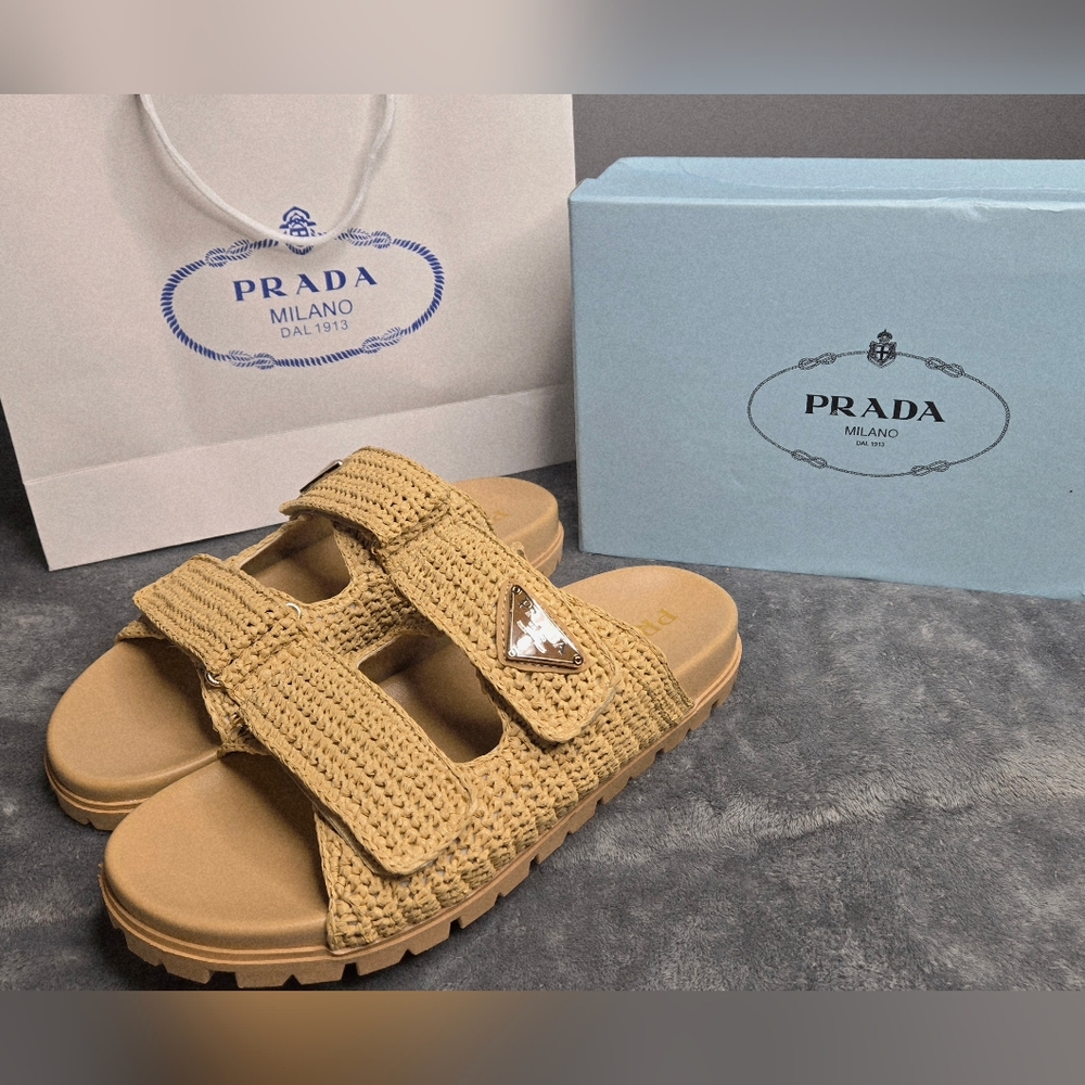 Prada Tan Sandals
